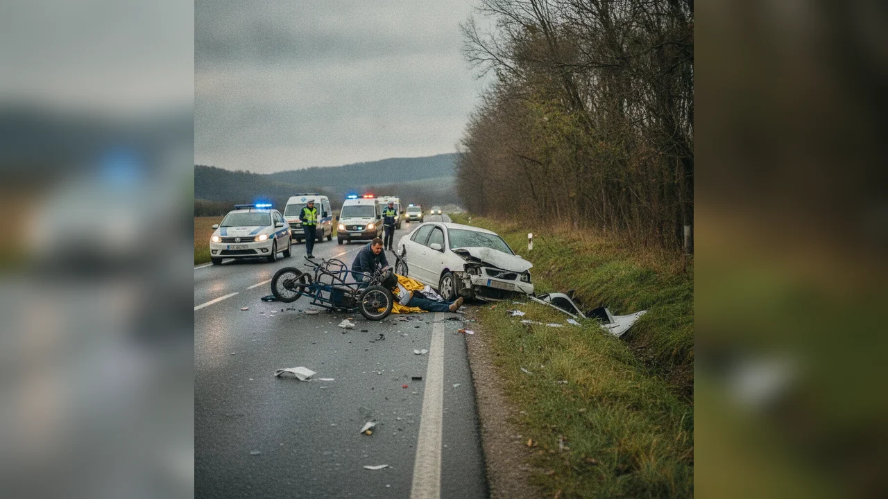 Accident în Băbeni, Vâlcea: O persoană rănită după impact auto