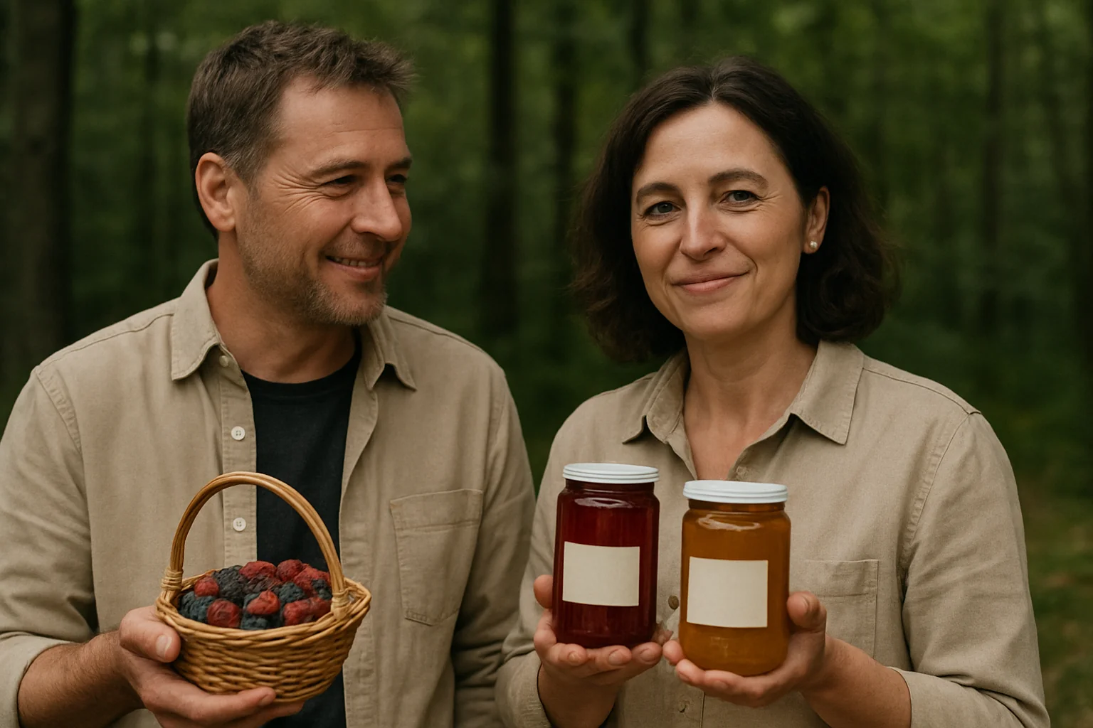 Brand local din Brezoi valorifică fructe și ciuperci de pădure