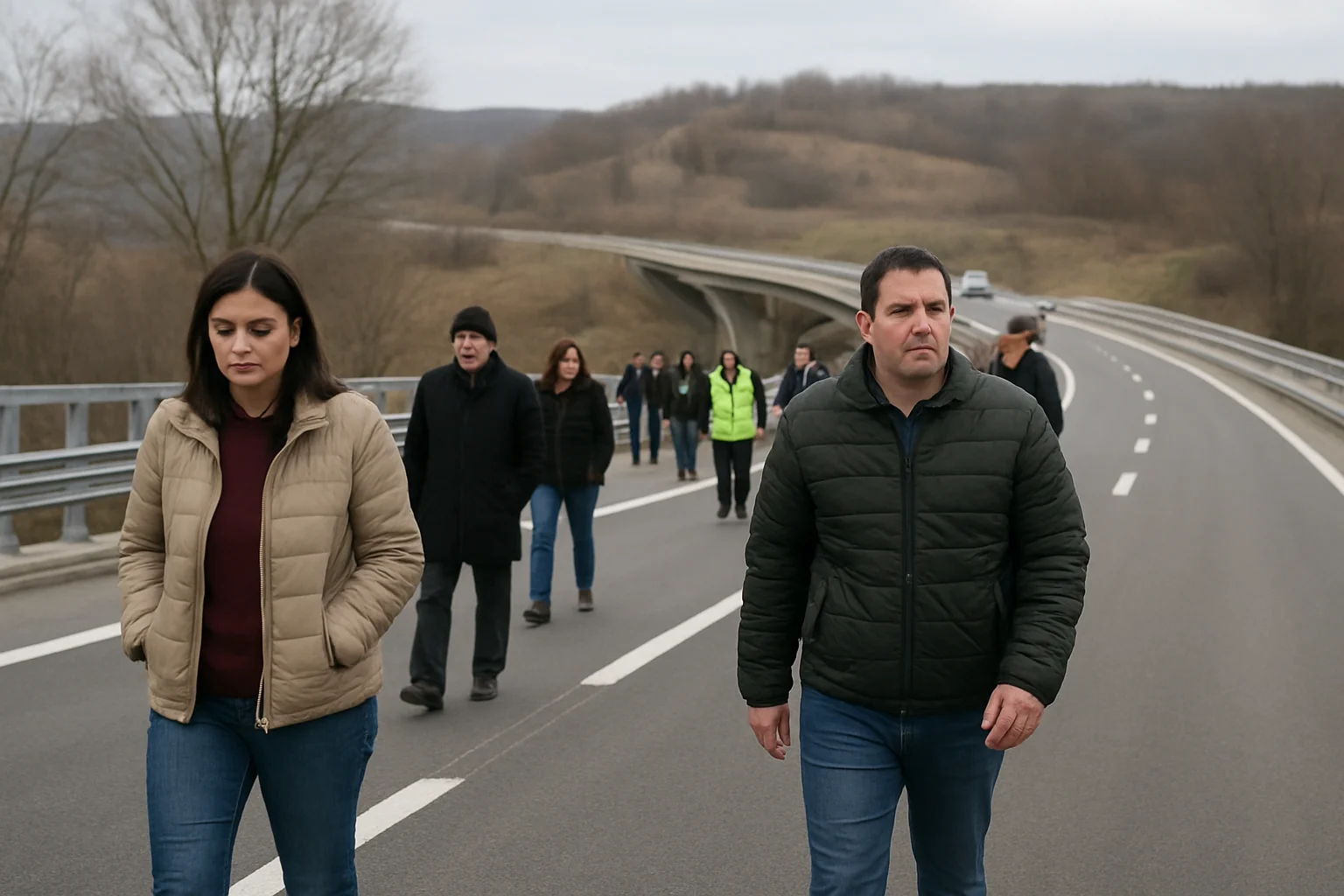 Circulație reluată pe viaductul Râu Vadului de joi