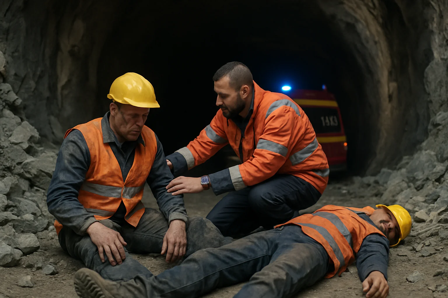 Doi muncitori răniți în tunel A1, lângă Boița