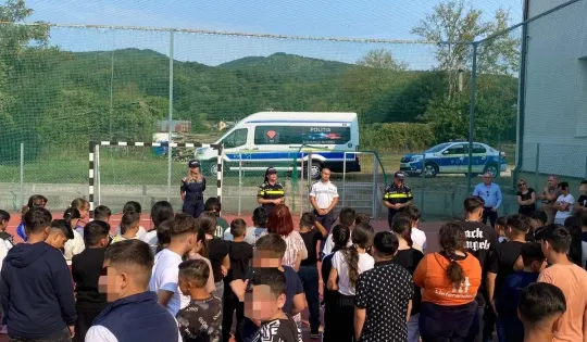 Educație rutieră la Bujoreni: două școli, ~260 de elevi
