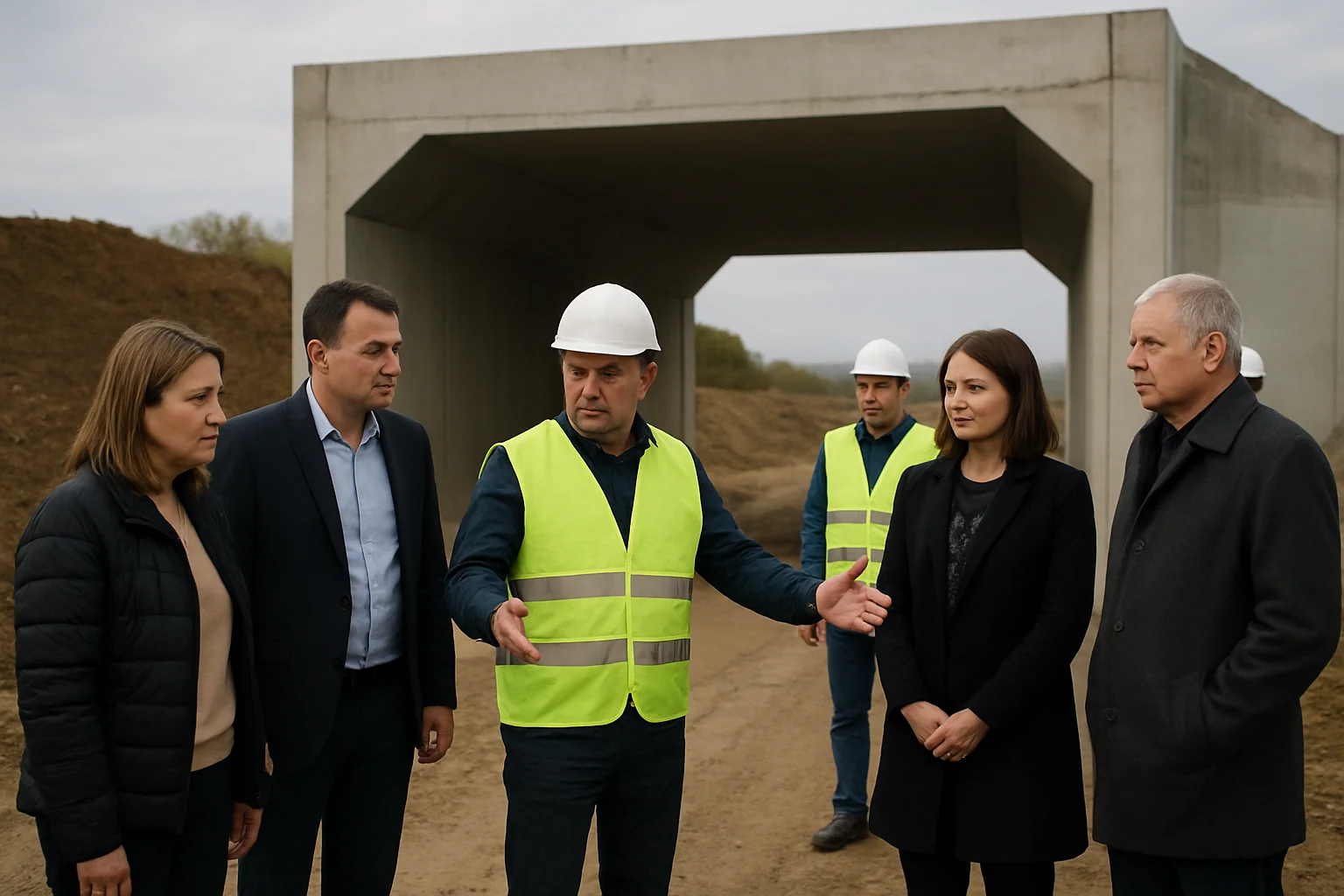 Primul centru de colectare deșeuri din Frâncești, gata de recepție