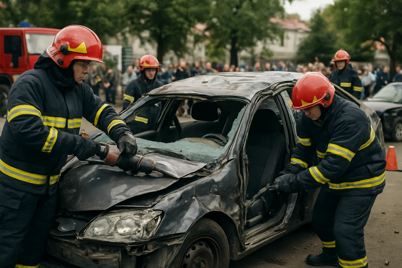 Râmnicu Vâlcea găzduiește finala Competiției Naționale de Descarcerare