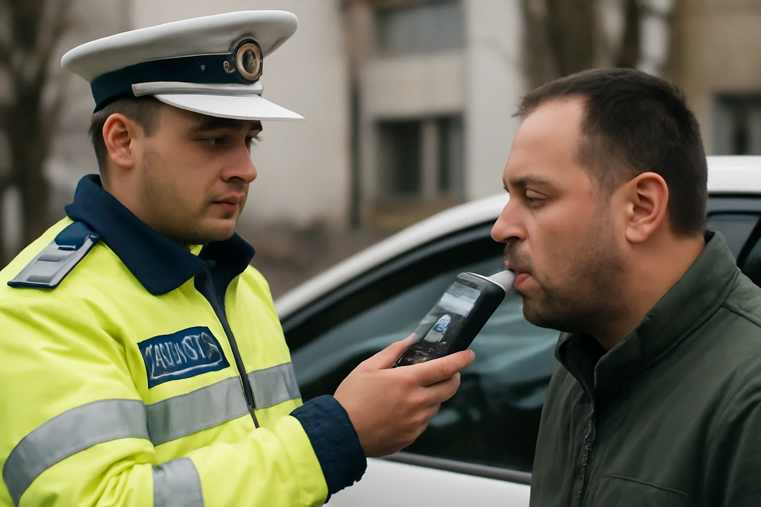Test pozitiv la substanțe psihoactive pe DN7, la Proieni. Poliția a ridicat probe