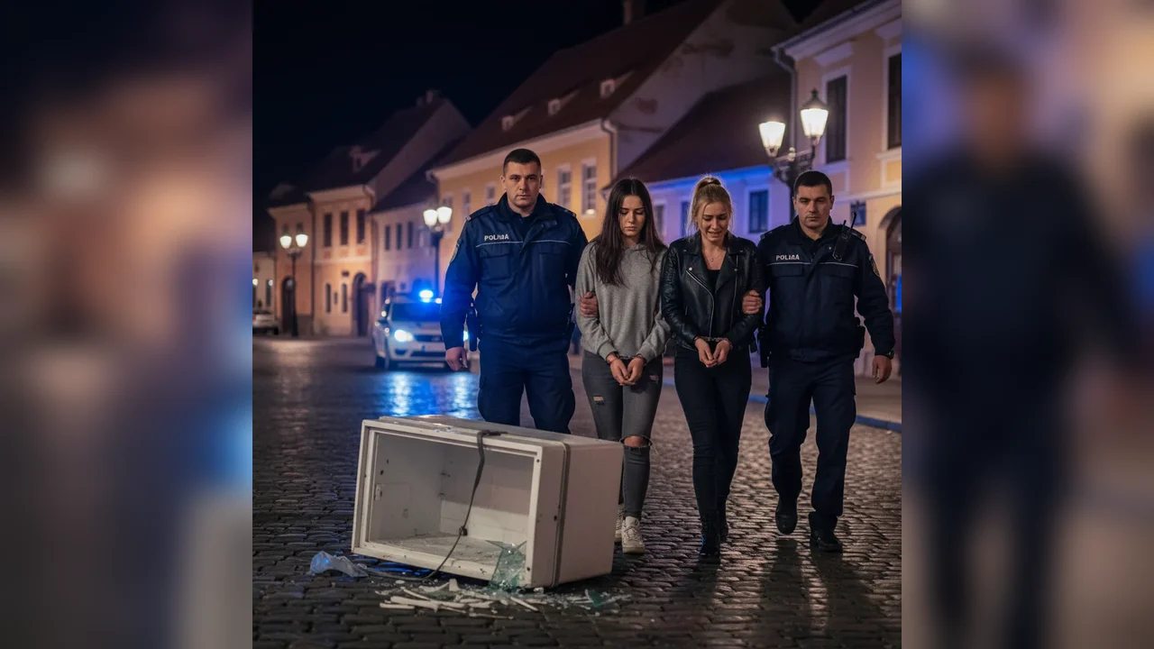 Tinere din Râmnicu Vâlcea, reținute după furtul unei lăzi frigorifice
