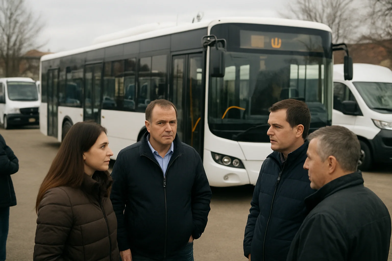 Transport public modernizat în Bujoreni: Autobuze și microbuze noi