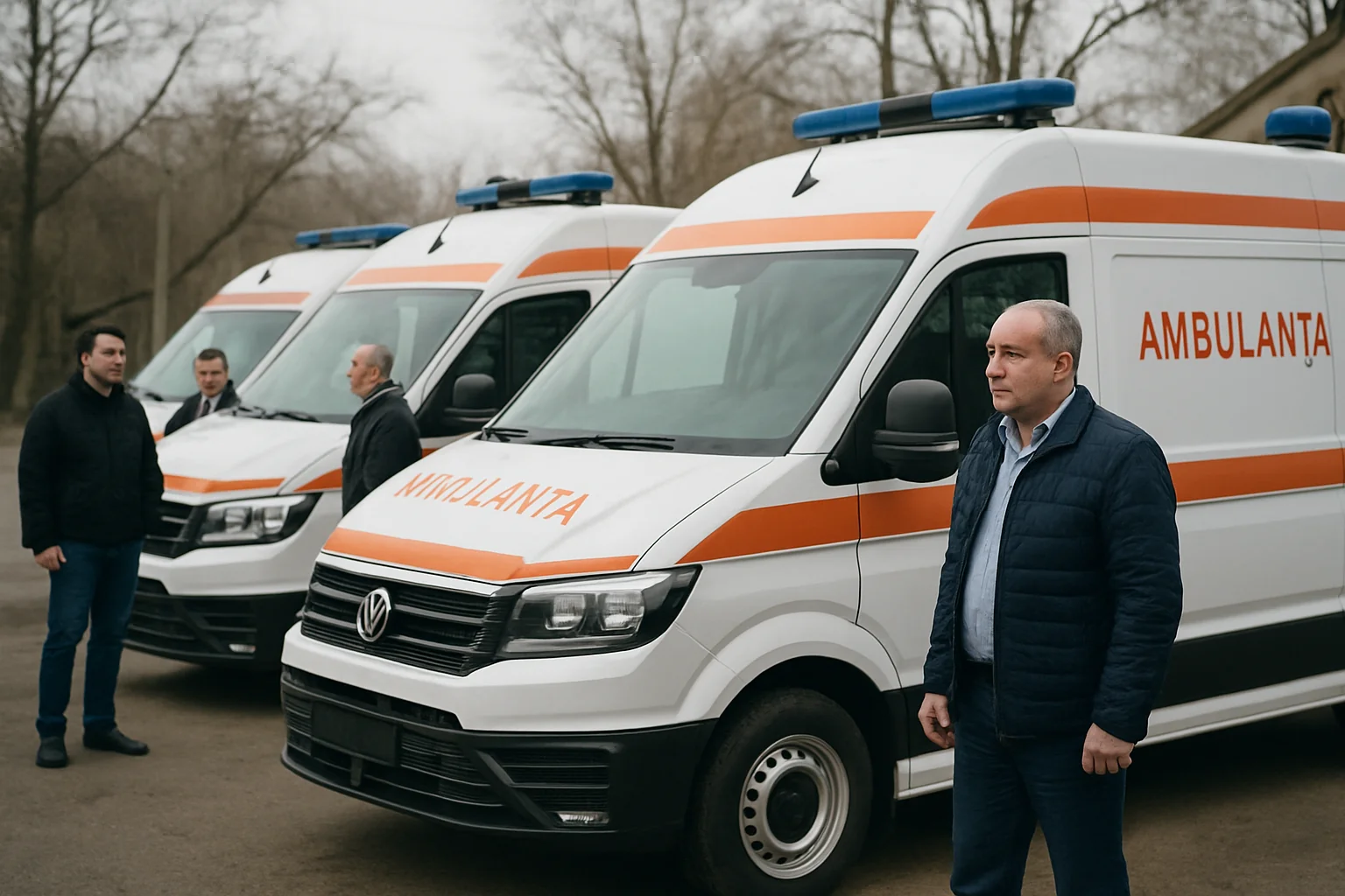 Vâlcea primește ambulanțe noi pentru SAJ și SMURD